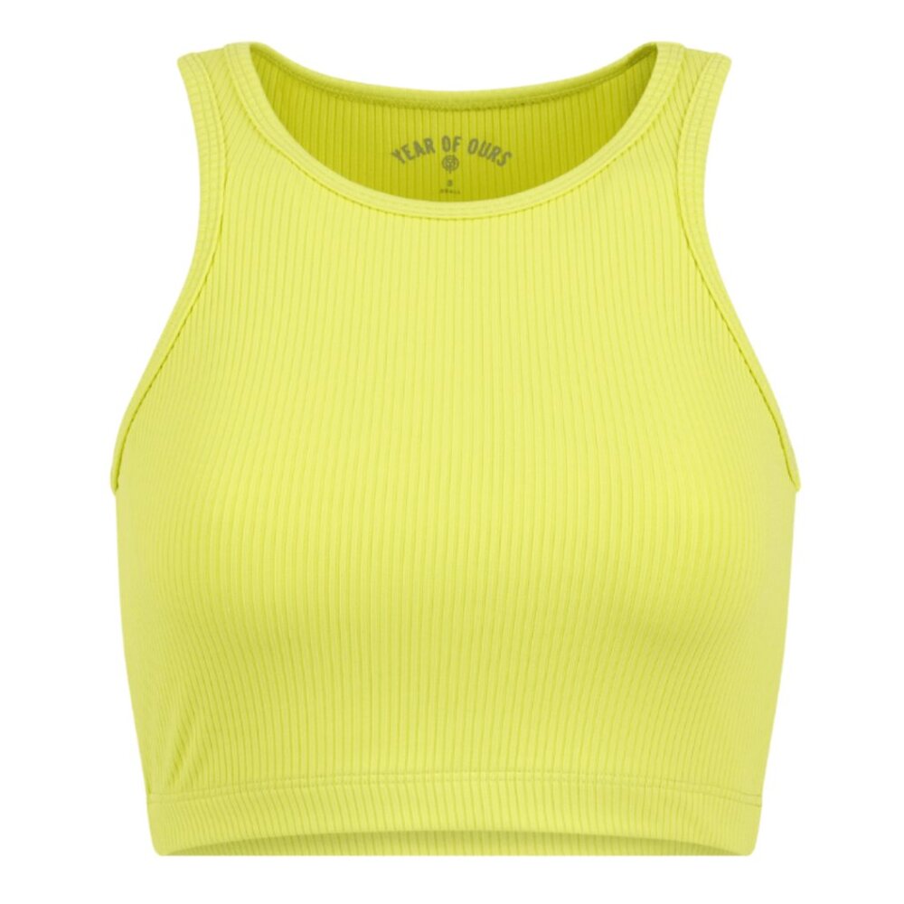 Year of Ours - Ribbed Claudia Bra - Lime (NWT)